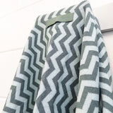 Hair & Travel Towel - Sea Foam Chevron