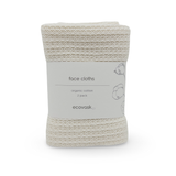 Face Cloths 2pk - Marshmallow