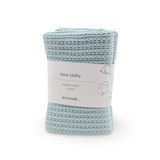 Face Cloths 2pk - Duck Egg