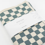 Kitchen Towel | Tea Towel - Sea Foam Chequer 2.0