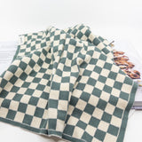 Kitchen Towel | Tea Towel - Sea Foam Chequer 2.0
