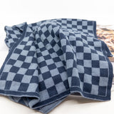 Kitchen Towel | Tea Towel - Navy Denim Chequer