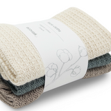 Face Cloth 3pk - Sea Glass