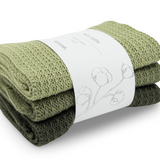 Face Cloth 3pk - Evergreen