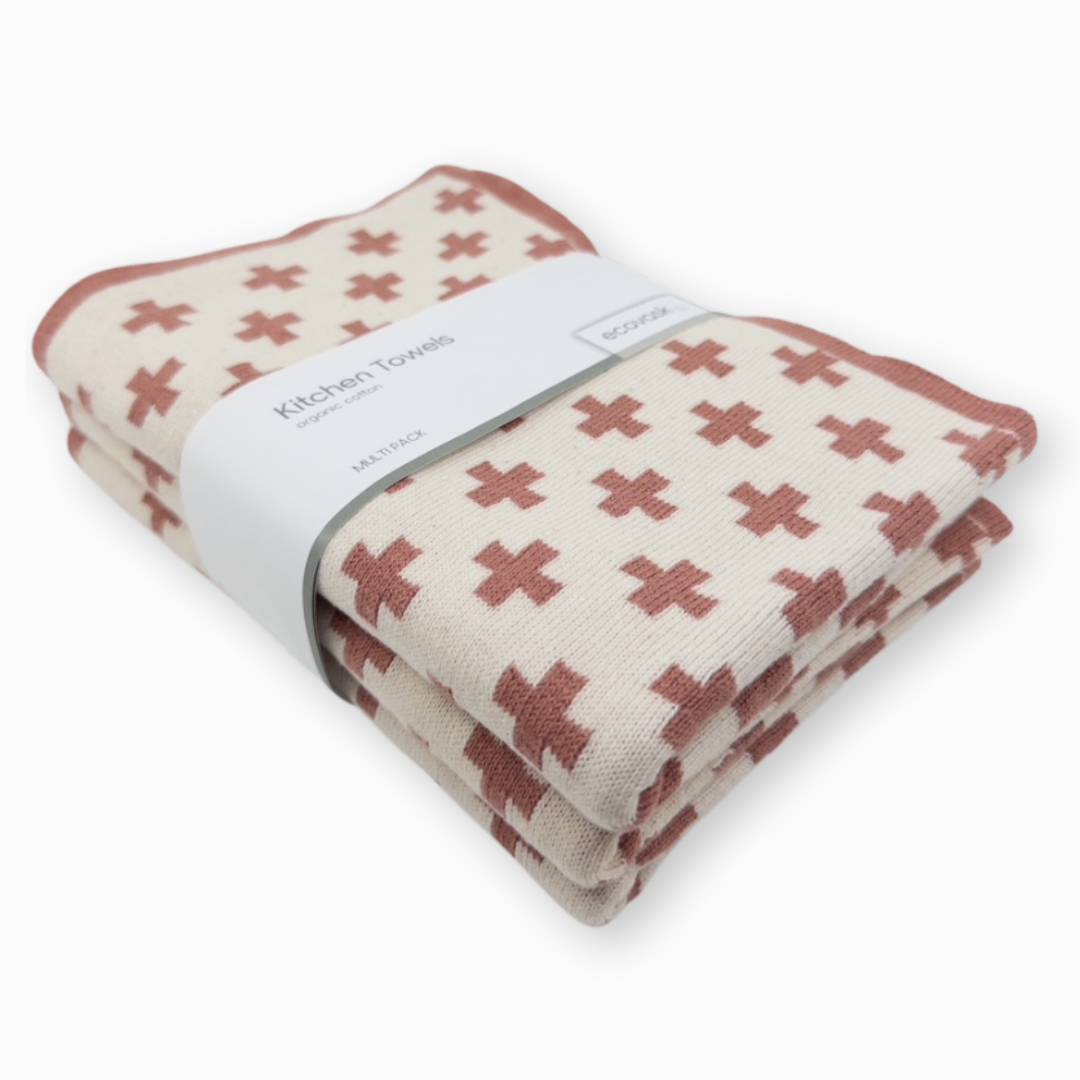 Kitchen Towel 3pk Blush+ (CLEARANCE) – Ecovask