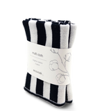 Multi Cloth 2pk - Black | White Stripe
