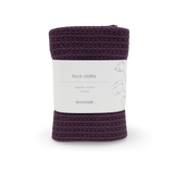 Face Cloths 2pk - Grape