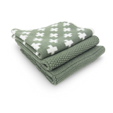 Dishcloth Variety 3pk - Sage+