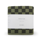 The Ultimate Tea Towel - Olive Pistachio Chequer