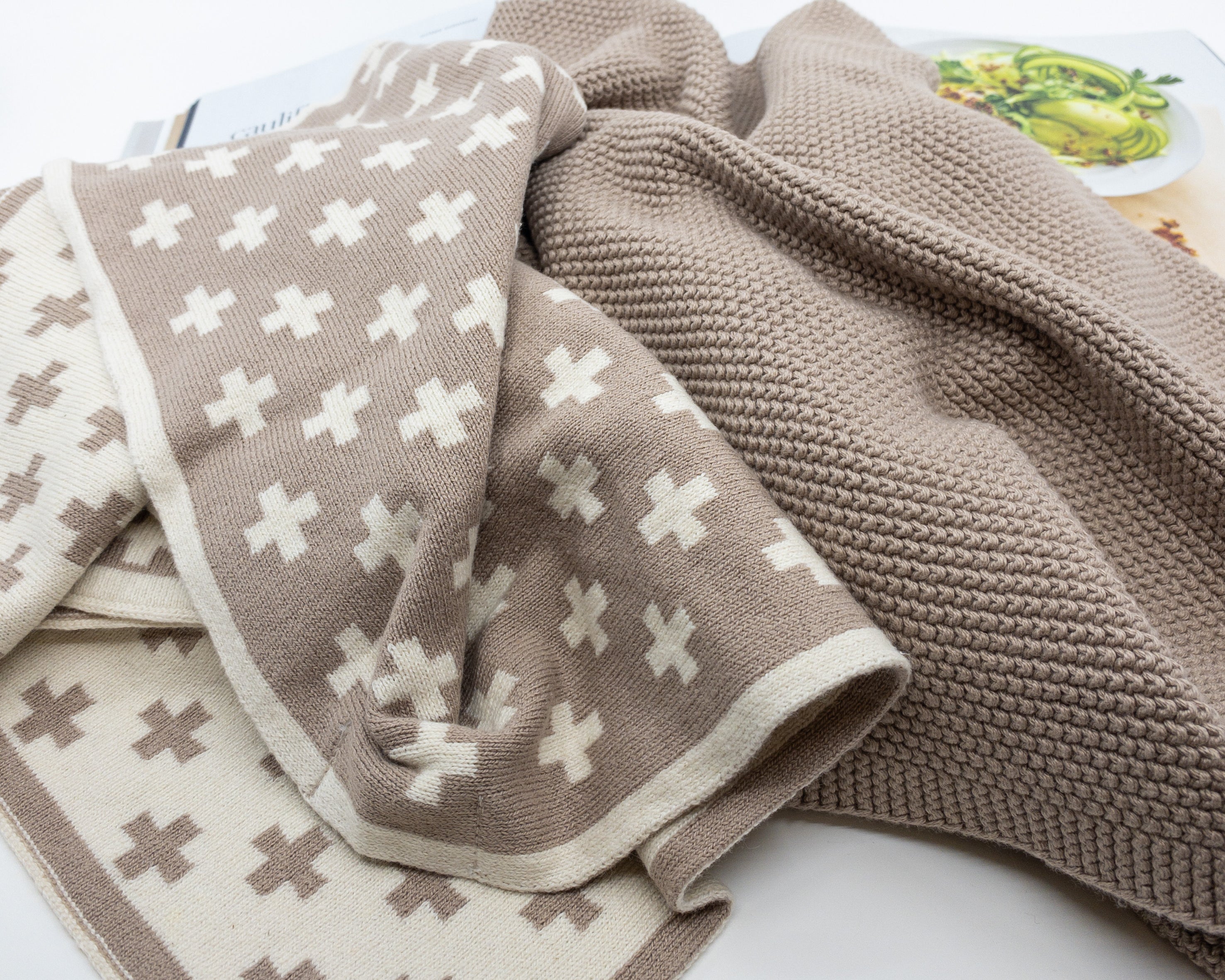 Kitchen/Bathroom Towel Duo - Cashew + Hummus Kitchen/Bathroom Towel Duo - Cashew + Hummus