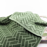 Kitchen Towel Duos - Forest Herringbone