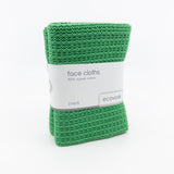 Face Cloths 2pk - Shamrock