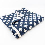 Cot and Buggy Blanket - Navy+