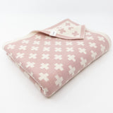 Cot and Buggy Blanket with Teether - Peony+