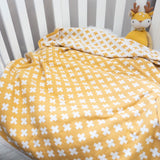 Cot and Buggy Blanket with Teether - Popcorn+