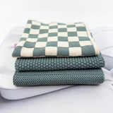 Variety Cloth 3pk - Sea Foam Chequer 2.0