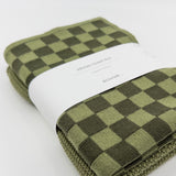 Kitchen Towel Duos - Olive Pistachio Chequer