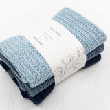 Face Cloth 3pk - Blue Hues