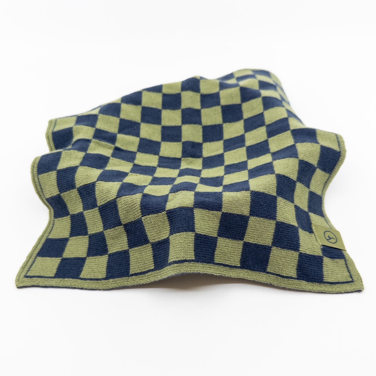 Multi Cloth - Navy Pistachio Chequer – Ecovask
