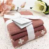 Kitchen Towel & Dishcloth Duo - Blush