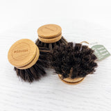 Replacement Dish Brush Heads - Horse Hair 3pk