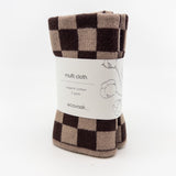 Multi Cloth 2pk - Chocolate Chequer