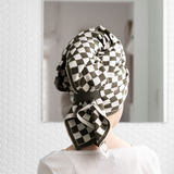 Hair Towel Mini - Forest | Marshmallow Chequer