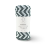 Hair & Travel Towel - Sea Foam Chevron