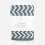 Hair & Travel Towel - Sea Foam Chevron