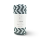 Hair & Travel Towel - Sea Foam Chevron [SECOND]