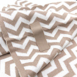 Hair & Travel Towel - Hummus Chevron