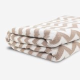 Hair & Travel Towel - Hummus Chevron