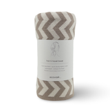 Hair & Travel Towel - Hummus Chevron [SECOND]