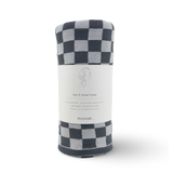 Hair & Travel Towel - Graphite Chequer