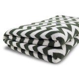 Hair & Travel Towel - Forest Chevron