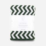 Hair & Travel Towel - Forest Chevron