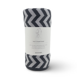 Hair & Travel Towel - Graphite Lunar Chevron