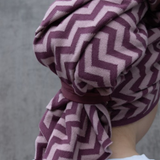 Hair & Travel Towel - Sage Chevron