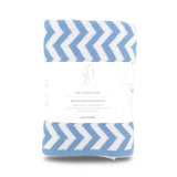 Hair & Travel Towel - Cornflower Chevron