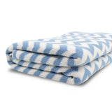 Hair & Travel Towel - Cornflower Chevron