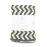 Hair & Travel Towel - Sage Chevron