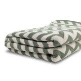 Hair & Travel Towel - Sage Chevron