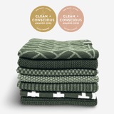 Daily Use 7pc Dishcloth pack - Eden