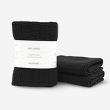 Heavy Duty Dishcloths 2pk - Black