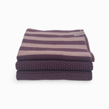 Dishcloth Variety 3pk - Grape Stripe