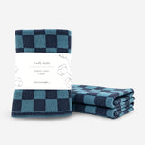 Multi Cloth 2pk - Tasman Navy Chequer
