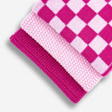 Dishcloth Variety 3pk - Raspberry Sherbet Chequer