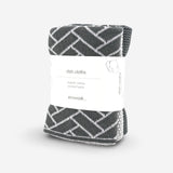 Dishcloth Variety 3pk - Graphite Lunar Herringbone