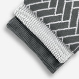 Dishcloth Variety 3pk - Graphite Lunar Herringbone