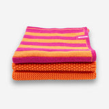 Dishcloth Variety 3pk - Mandarin Berry Stripe